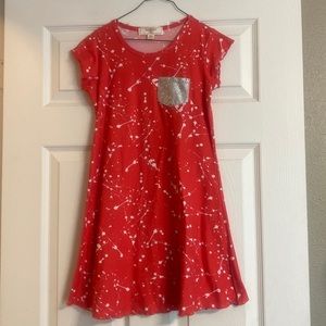 No comment, girls T-shirt dress. 10 to 12.